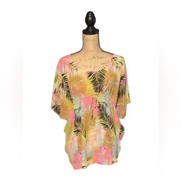 EUC H&M Women's Tropical Swim Coverup Size Small - Picture 1 of 4